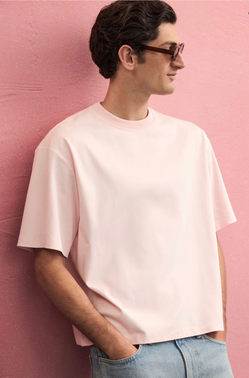 Boxy fit oversize cotton T-shirts