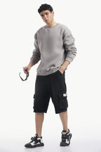 Sweatshirt - 100% Cotton Fleece - Grey