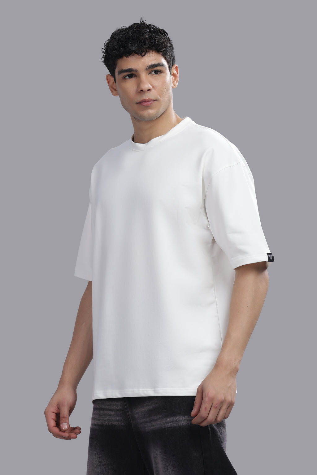 Plain Off White Oversized T-Shirt