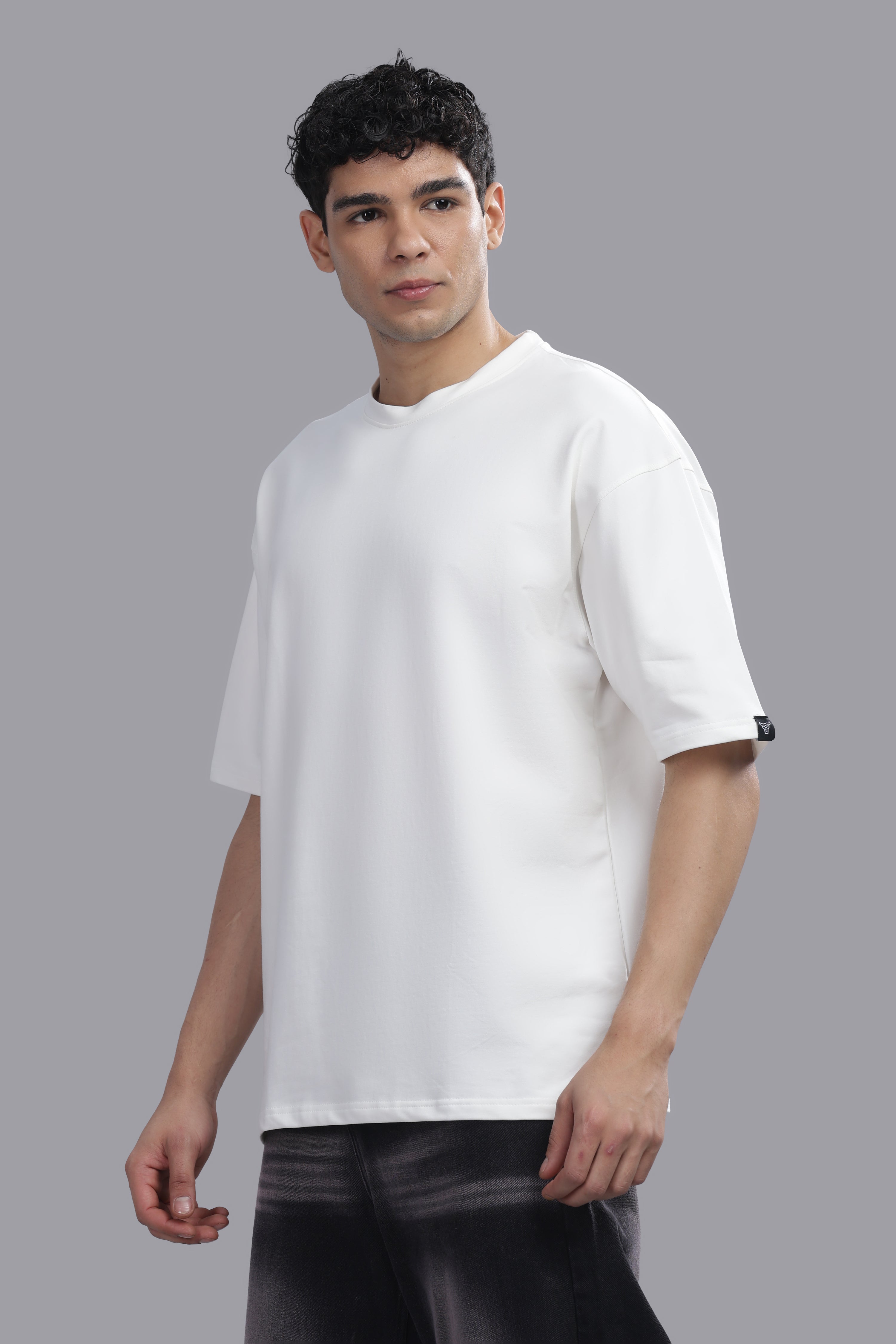 Plain Off White Oversized T-Shirt