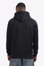 Cotton Blend Hoodie - Russian Fleece - Dropshoulder - Black