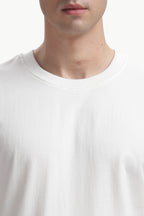 Boxy fit oversize cotton T-shirt (OFF-WHITE)