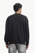 Sweatshirt - 100% Cotton Fleece - Black