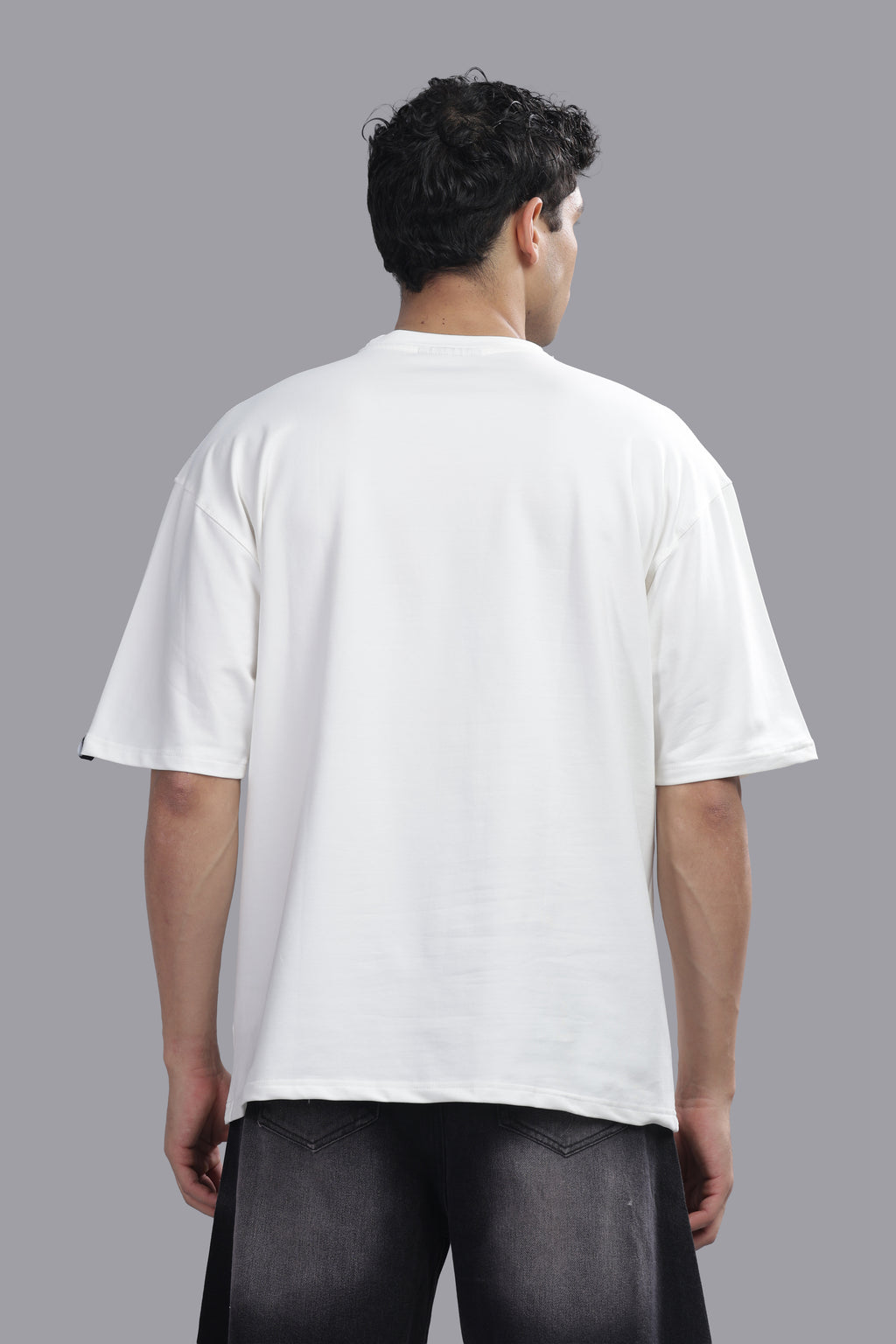 Plain Off White Oversized T-Shirt