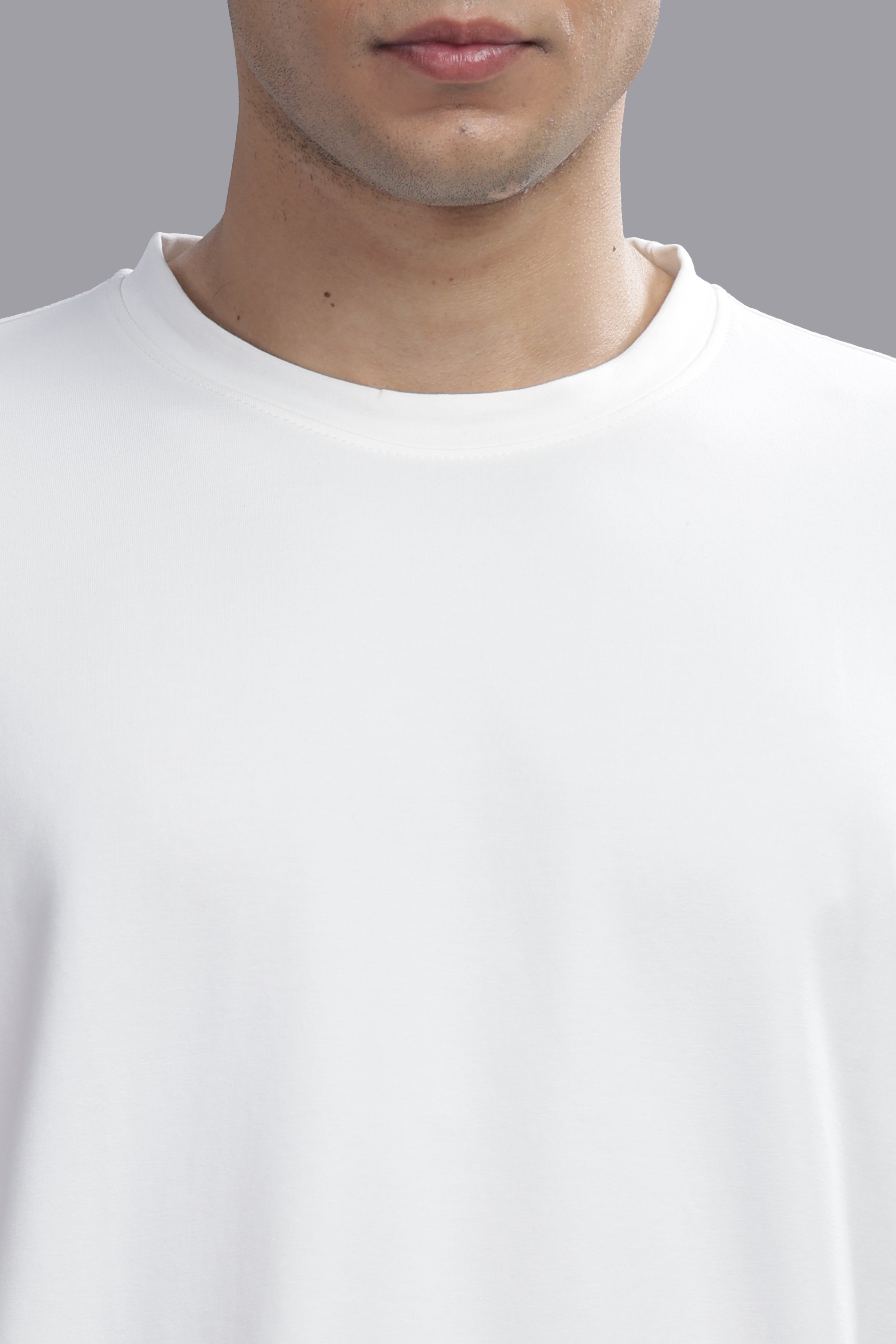 Plain Off White Oversized T-Shirt