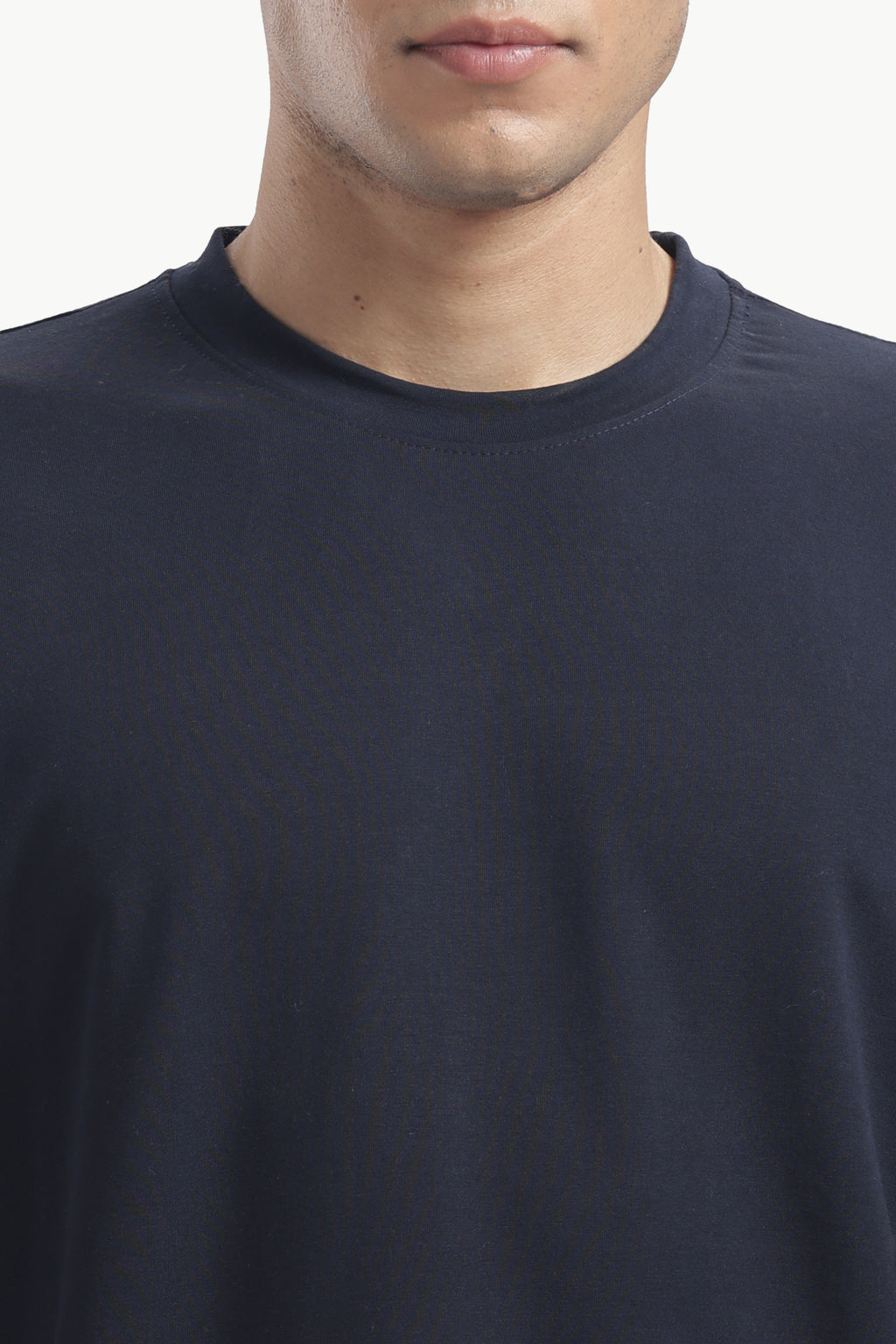 Plain Navy Blue Oversized T-shirt