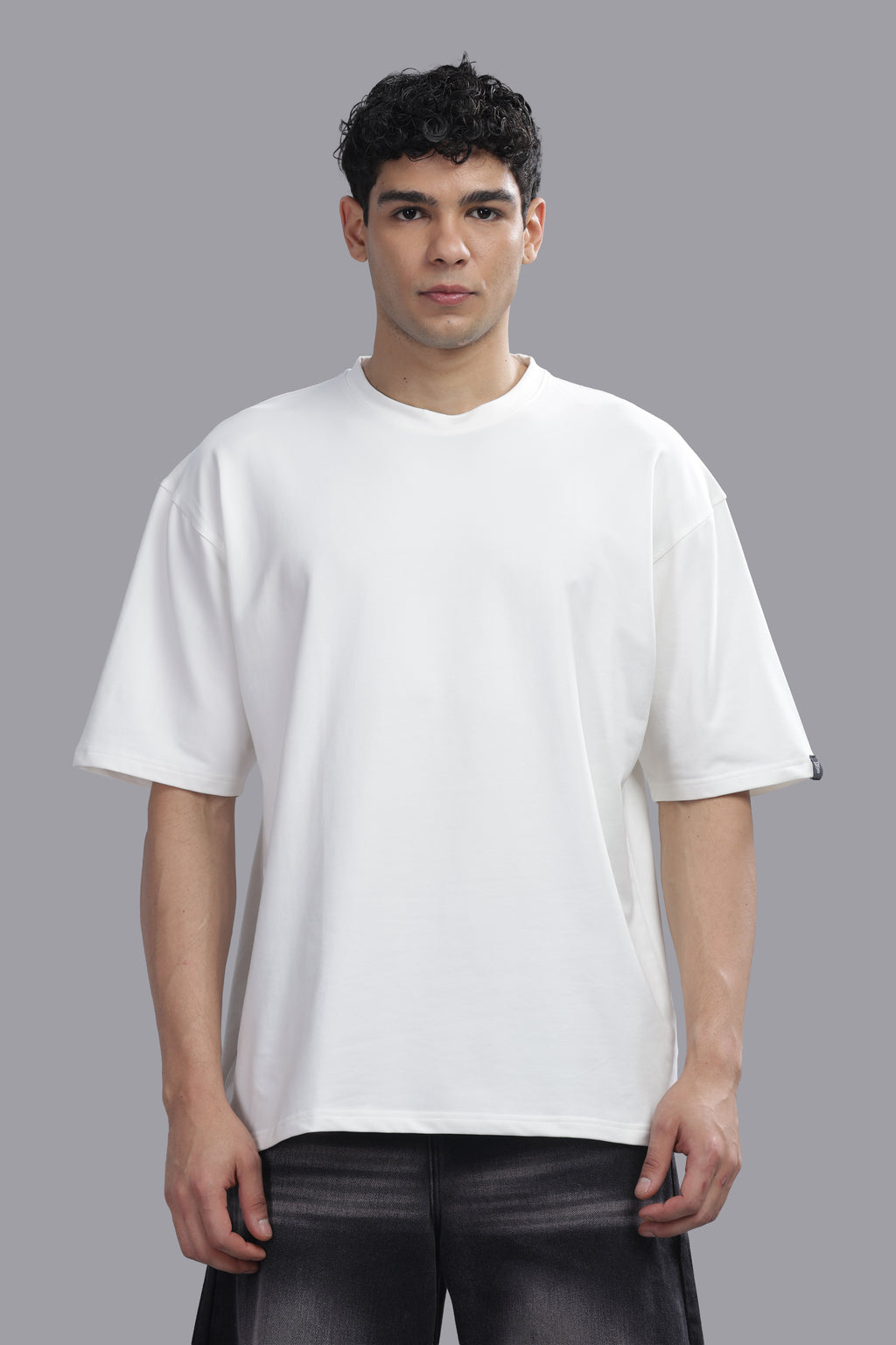 Plain Off White Oversized T-Shirt