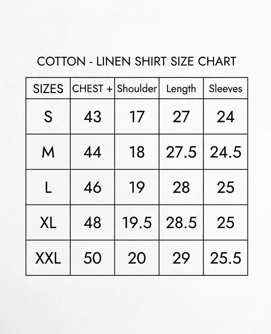 Cotton Linen Relaxed Fit Shirt (Sky Blue)